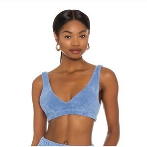 Blue  Velvet Bralette